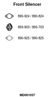 FA1 MD001037 Vorschalldämpfer