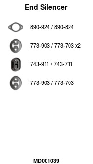 FA1 MD001039 Endschalldämpfer