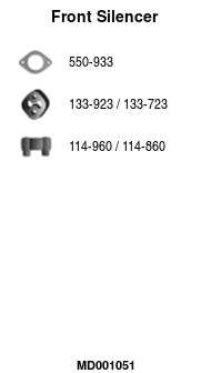 FA1 MD001051 Vorschalldämpfer