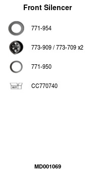 FA1 MD001069 Vorschalldämpfer