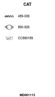 FA1 MD001113 Krümmerkatalysator