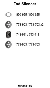 FA1 MD001115 Endschalldämpfer