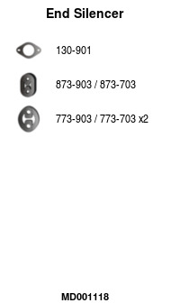 FA1 MD001118 Endschalldämpfer