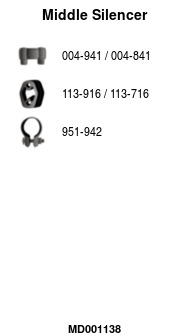 FA1 MD001138 Mittelschalldämpfer