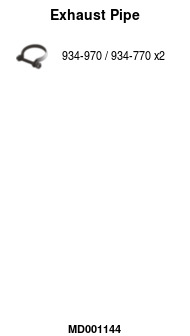 FA1 MD001144 Abgasrohr