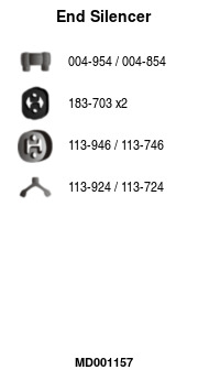 FA1 MD001157 Endschalldämpfer