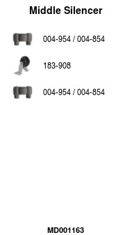 FA1 MD001163 Mittelschalldämpfer