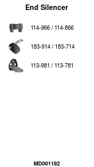 FA1 MD001182 Endschalldämpfer