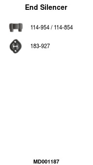 FA1 MD001187 Endschalldämpfer