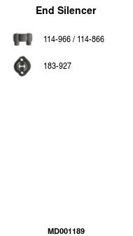 FA1 MD001189 Endschalldämpfer