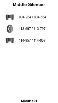FA1 MD001191 Mittelschalldämpfer