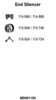 FA1 MD001194 Endschalldämpfer