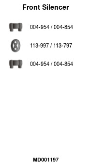 FA1 MD001197 Vorschalldämpfer