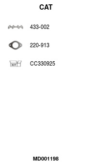 FA1 MD001198 Krümmerkatalysator