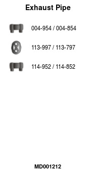 FA1 MD001212 Abgasrohr