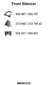 FA1 MD001215 Vorschalldämpfer