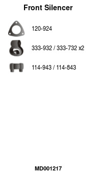 FA1 MD001217 Vorschalldämpfer