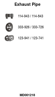 FA1 MD001218 Abgasrohr