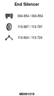 FA1 MD001219 Endschalldämpfer