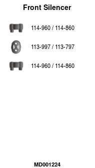 FA1 MD001224 Vorschalldämpfer