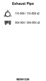 FA1 MD001236 Abgasrohr