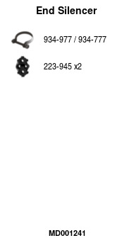 FA1 MD001241 Endschalldämpfer