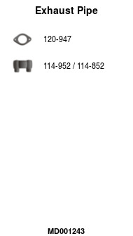 FA1 MD001243 Abgasrohr