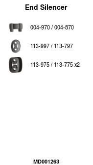 FA1 MD001263 Endschalldämpfer