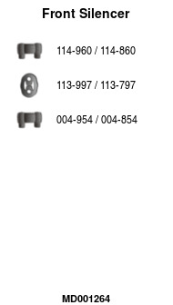 FA1 MD001264 Vorschalldämpfer
