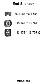 FA1 MD001270 Endschalldämpfer