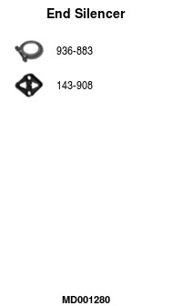 FA1 MD001280 Endschalldämpfer