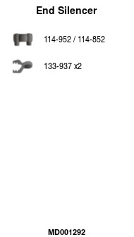 FA1 MD001292 Endschalldämpfer