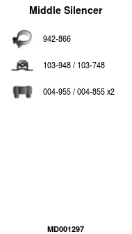 FA1 MD001297 Mittelschalldämpfer