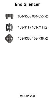 FA1 MD001298 Endschalldämpfer