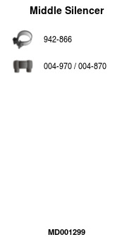 FA1 MD001299 Mittelschalldämpfer