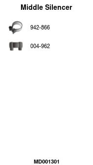 FA1 MD001301 Mittelschalldämpfer