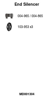 FA1 MD001304 Endschalldämpfer