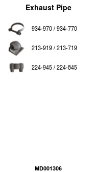 FA1 MD001306 Abgasrohr