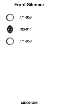 FA1 MD001308 Vorschalldämpfer