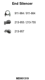 FA1 MD001319 Endschalldämpfer