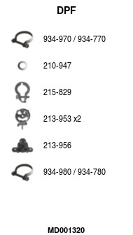FA1 MD001320 Ruß-/Partikelfilter, Abgasanlage