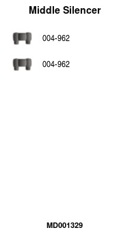 FA1 MD001329 Mittelschalldämpfer