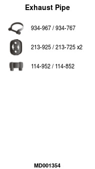 FA1 MD001354 Abgasrohr