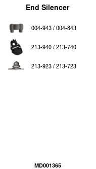 FA1 MD001365 Endschalldämpfer