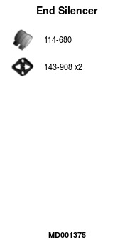 FA1 MD001375 Endschalldämpfer