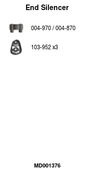 FA1 MD001376 Endschalldämpfer