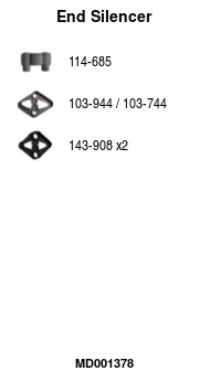 FA1 MD001378 Endschalldämpfer