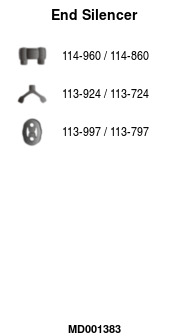 FA1 MD001383 Endschalldämpfer