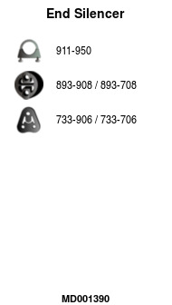 FA1 MD001390 Endschalldämpfer