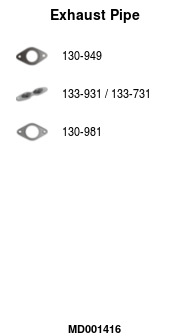 FA1 MD001416 Abgasrohr